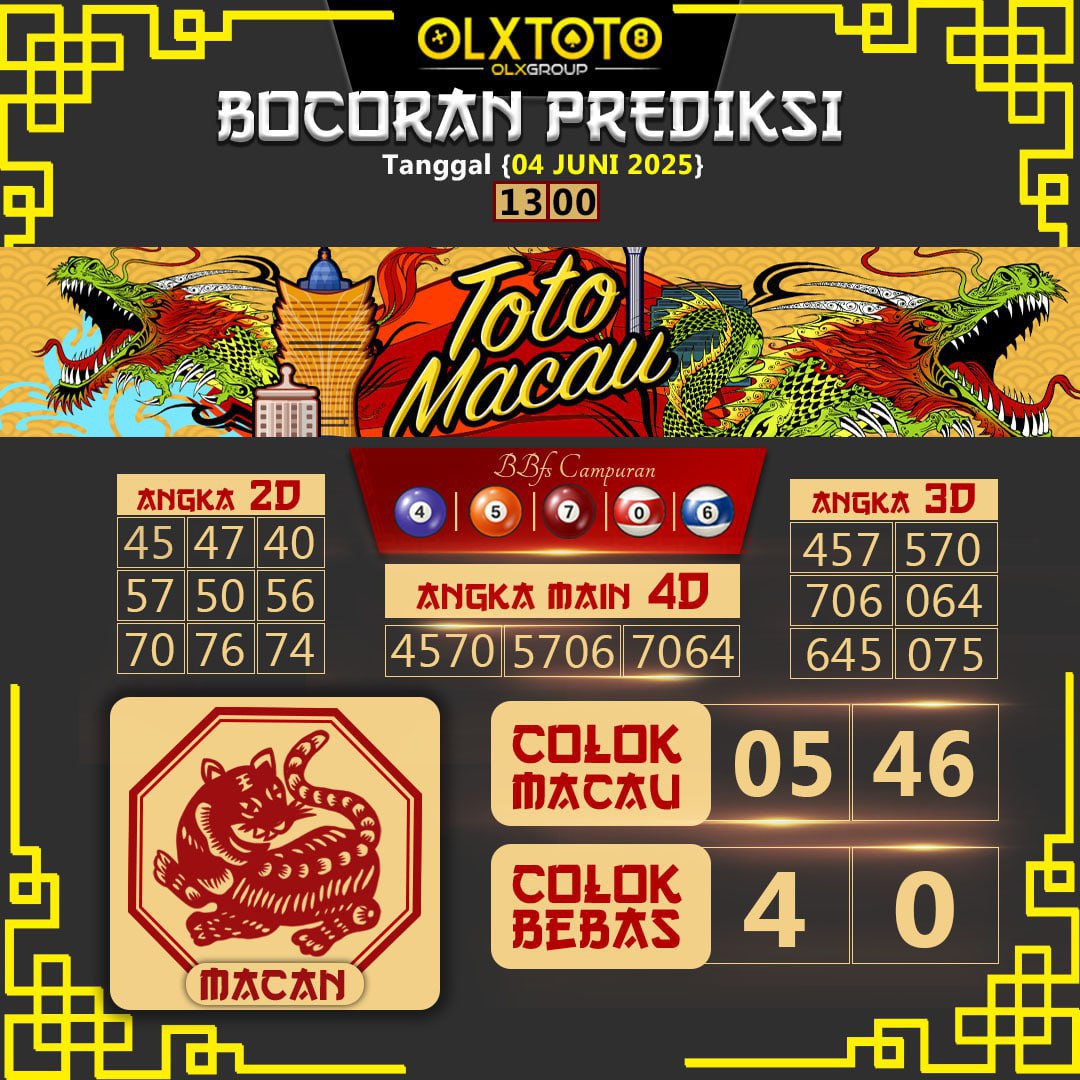 Prediksi toto macu